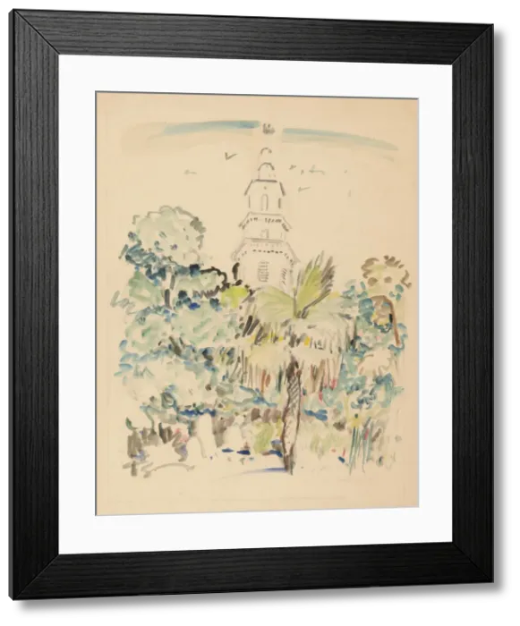 Framed Print : Untitled, late 19th-early 20th century. Creator: Anne Goldthwaite Framed Print : Untitled, late 19th-early 20th century. Creator: Anne Goldthwaite