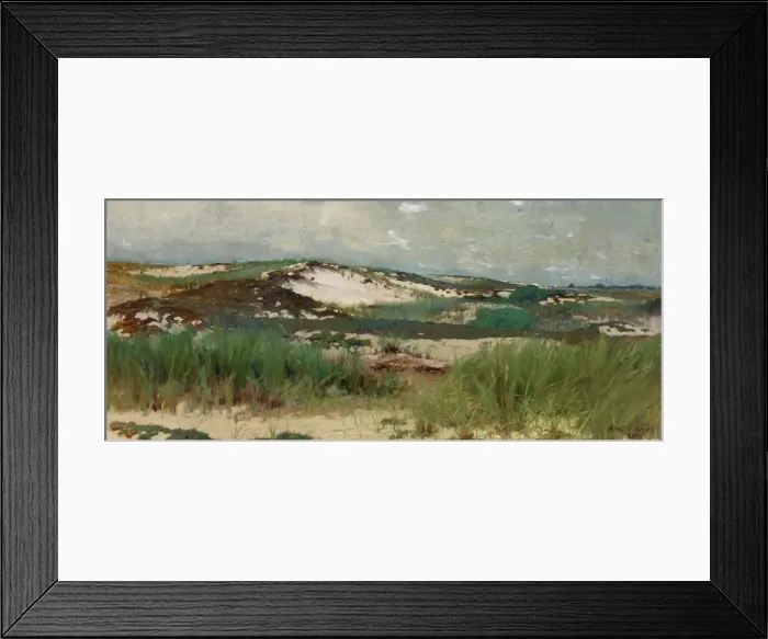 Framed Print : Nantucket Sand Dune, ca. 1890. Creator: C. Morgan McIlhenney