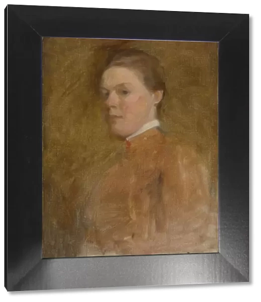 Cecilia Beaux Self-Portrait, c. 1889-1894. Creator: Cecilia Beaux