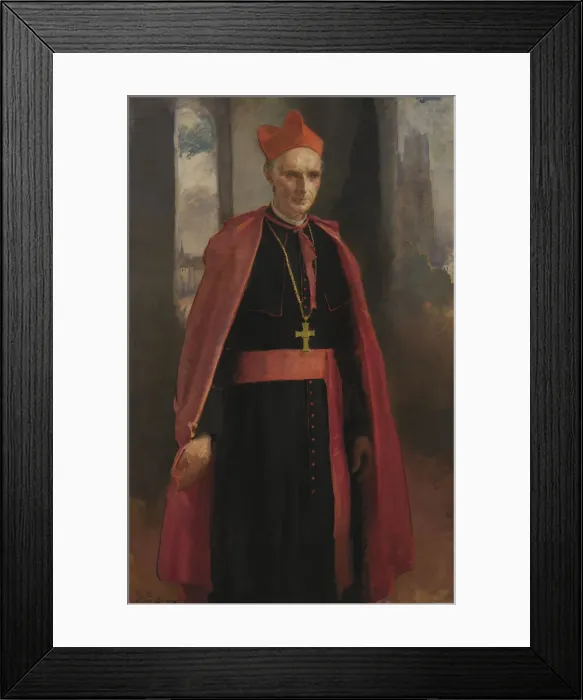 Framed Print : Cardinal Mercier, 1919. Creator: Cecilia Beaux Framed Print : Cardinal Mercier, 1919. Creator: Cecilia Beaux