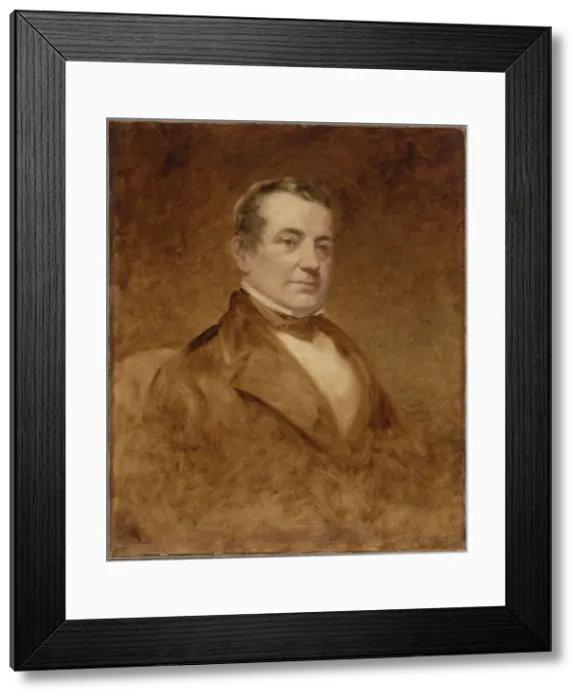 Framed Print : Washington Irving, 1860. Creator: Charles Loring Elliott Framed Print : Washington Irving, 1860. Creator: Charles Loring Elliott