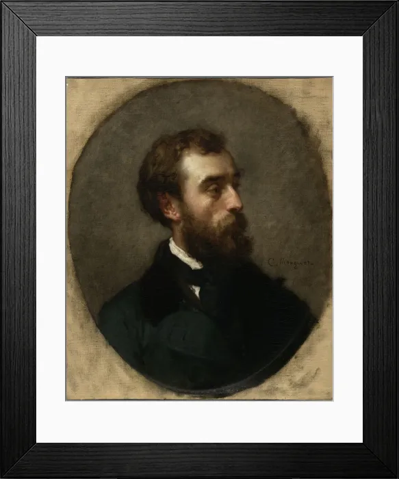 Framed Print : William Morris Hunt, c. 1850. Creator: Charles Monginot Framed Print : William Morris Hunt, c. 1850. Creator: Charles Monginot
