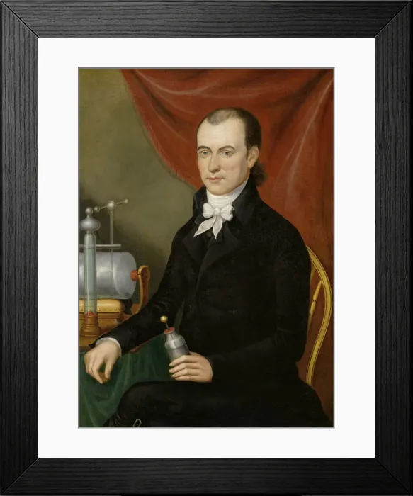 Framed Print : David Wiley, c. 1801. Creator: Charles Peale Polk Framed Print : David Wiley, c. 1801. Creator: Charles Peale Polk