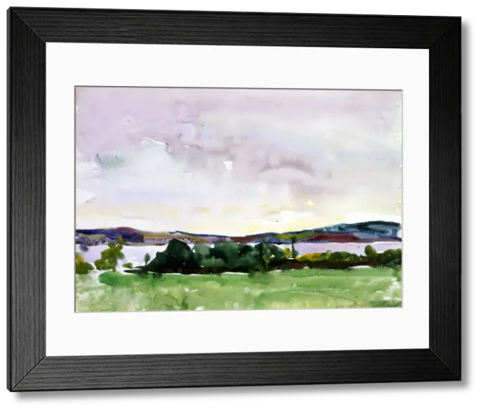 Framed Print : New Hampshire Lake--Raymond, 1927. Creator: Charles Webster Hawthorne Framed Print : New Hampshire Lake--Raymond, 1927. Creator: Charles Webster Hawthorne