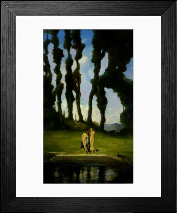 Framed Print : After the Bath, 1910. Creator: Charles Walter Stetson Framed Print : After the Bath, 1910. Creator: Charles Walter Stetson