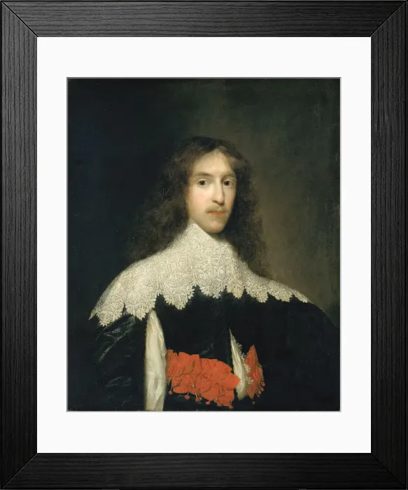 Framed Print : Portrait of a Gentleman, ca. 1635-1640. Creator: Cornelis Janssens van Ceulen Framed Print : Portrait of a Gentleman, ca. 1635-1640. Creator: Cornelis Janssens van Ceulen