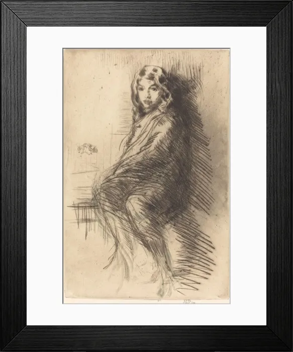 Framed Print : The Boy, c. 1873 / 1875. Creator: James Abbott McNeill Whistler Framed Print : The Boy, c. 1873 / 1875. Creator: James Abbott McNeill Whistler