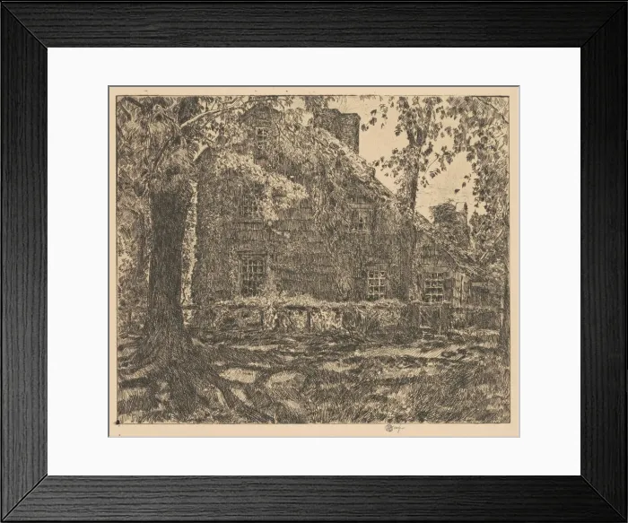 Framed Print : The Home Sweet Home'Cottage, Easthampton, 1921 Framed Print : The Home Sweet Home'Cottage, Easthampton, 1921