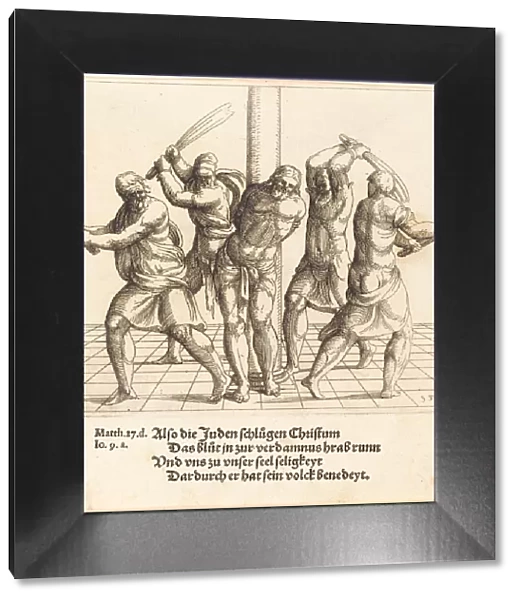 The Flagellation, 1548. Creator: Augustin Hirschvogel