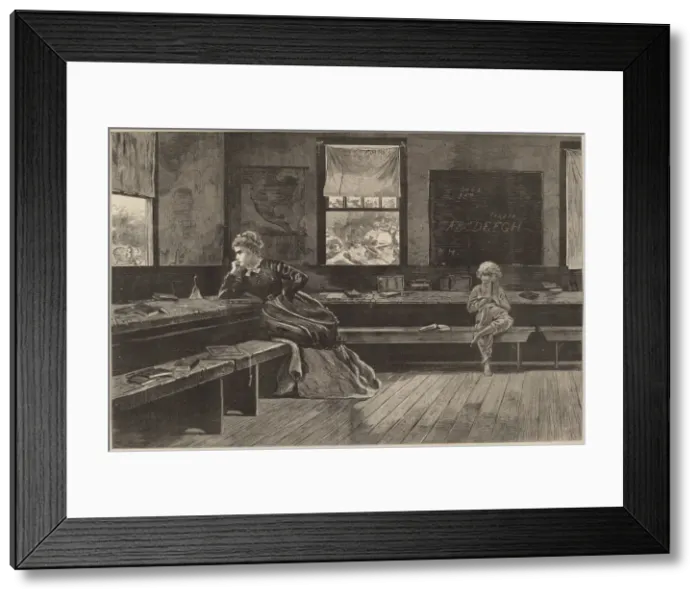 Framed Print : The Noon Recess, published 1873. Creator: Winslow Homer Framed Print : The Noon Recess, published 1873. Creator: Winslow Homer