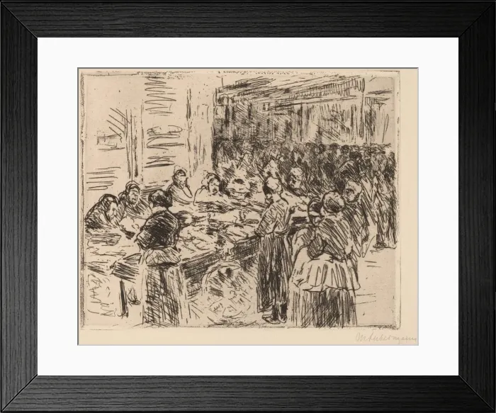 Framed Print : From the Jewish Quarter in Amsterdam: Fishmarket on the Street Corner, 1908 Framed Print : From the Jewish Quarter in Amsterdam: Fishmarket on the Street Corner, 1908