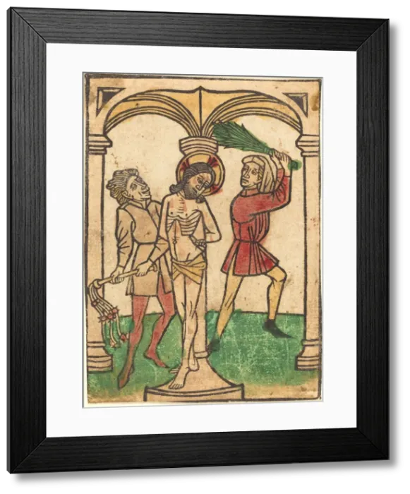 Framed Print : The Flagellation. Creator: Ludwig of Ulm Framed Print : The Flagellation. Creator: Ludwig of Ulm