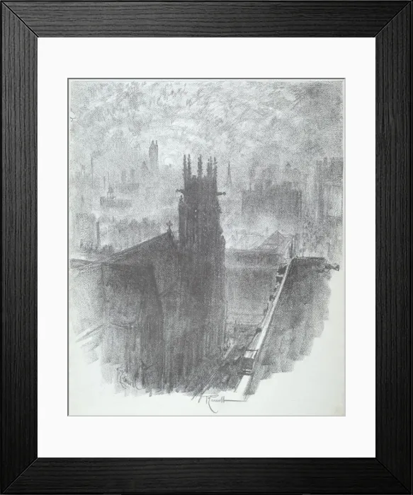 Framed Print : Christ Church, St. Louis, 1919. Creator: Joseph Pennell Framed Print : Christ Church, St. Louis, 1919. Creator: Joseph Pennell