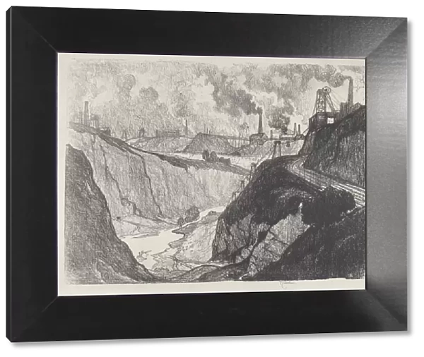 The Iron Mine, 1916. Creator: Joseph Pennell
