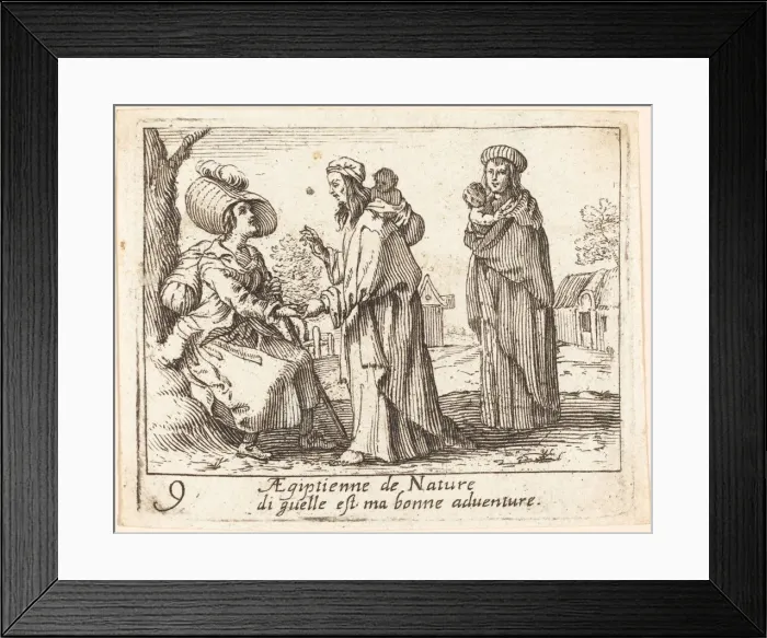 Framed Print : Bohemians, 17th century. Creator: Unknown Framed Print : Bohemians, 17th century. Creator: Unknown