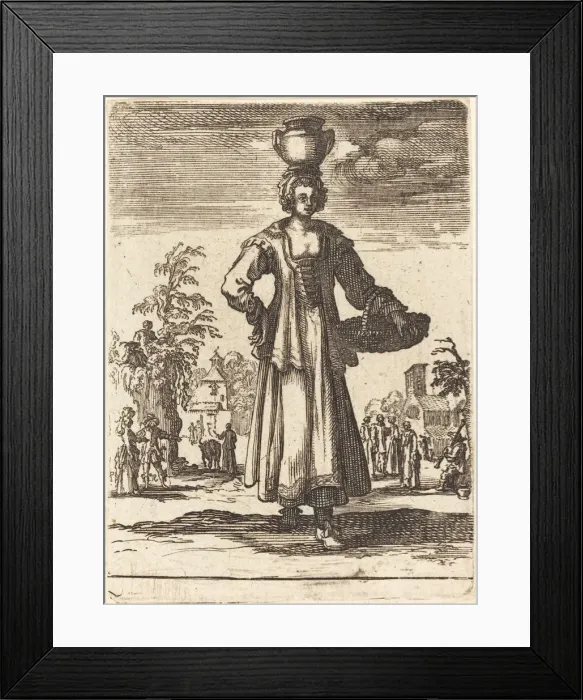 Framed Print : The Milkmaid. Creator: Unknown Framed Print : The Milkmaid. Creator: Unknown