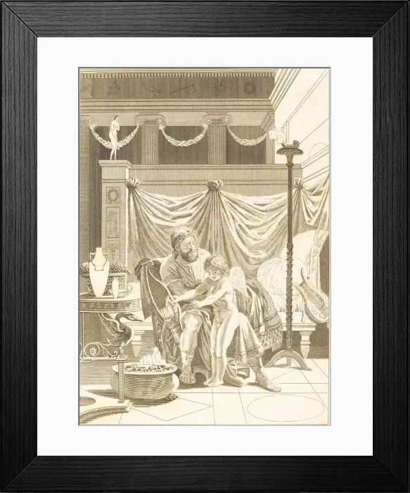 Framed Print : Autre imitation: L amour mouille. Creator: Unknown Framed Print : Autre imitation: L amour mouille. Creator: Unknown