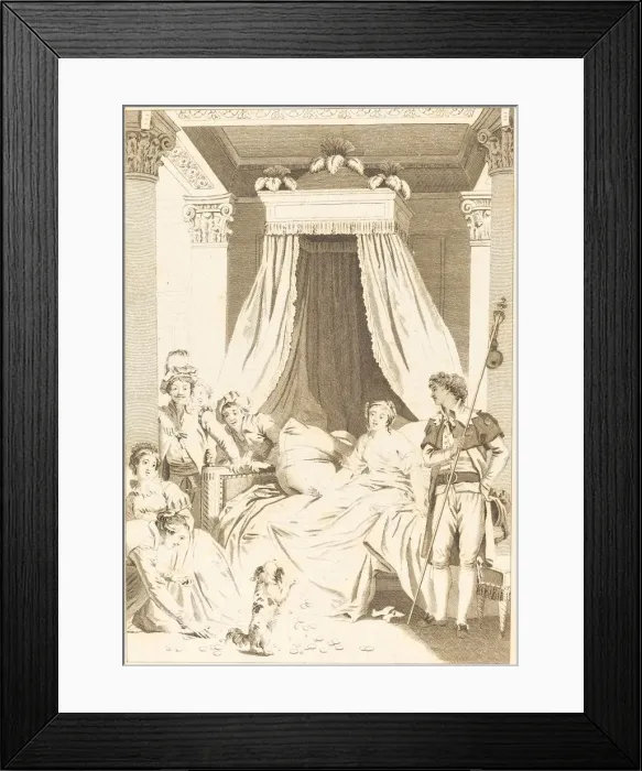 Framed Print : Le petit chien. Creator: Unknown Framed Print : Le petit chien. Creator: Unknown