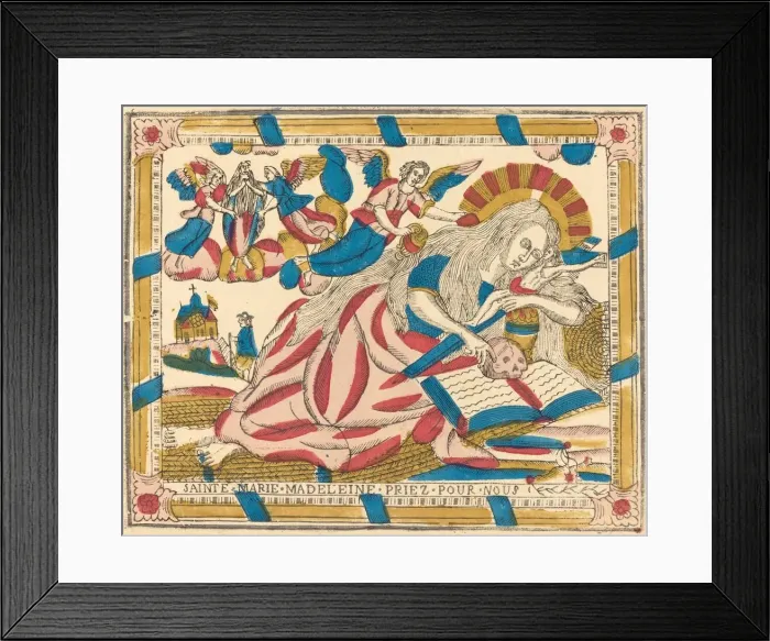 Framed Print : Saint Mary Magdalene Pray for Us, c. 1820. Creator: Unknown Framed Print : Saint Mary Magdalene Pray for Us, c. 1820. Creator: Unknown