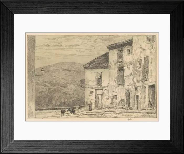 Framed Print : Toledo, 1910. Creator: Frederick Childe Hassam Framed Print : Toledo, 1910. Creator: Frederick Childe Hassam