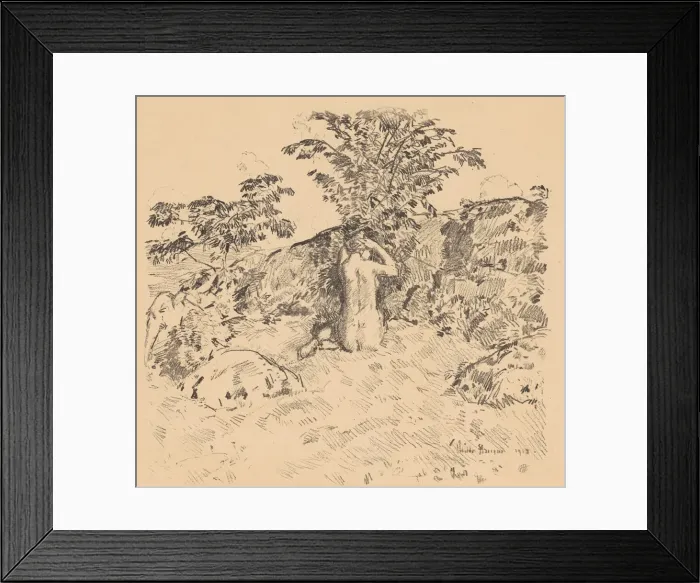 Framed Print : The Wild Cherry Tree, 1918. Creator: Frederick Childe Hassam Framed Print : The Wild Cherry Tree, 1918. Creator: Frederick Childe Hassam