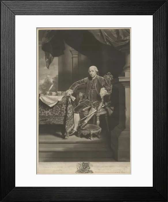Framed Print : Henry Laurens, 1782. Creator: Valentine Green Framed Print : Henry Laurens, 1782. Creator: Valentine Green
