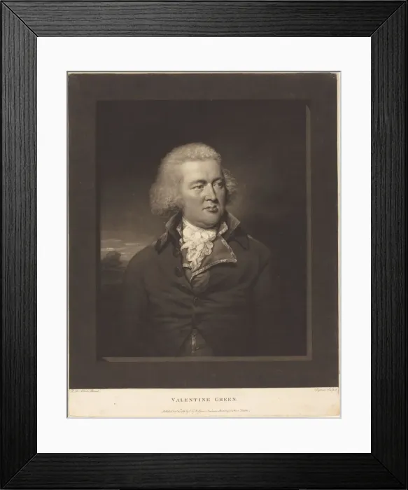 Framed Print : Valentine Green, 1788. Creator: Valentine Green Framed Print : Valentine Green, 1788. Creator: Valentine Green