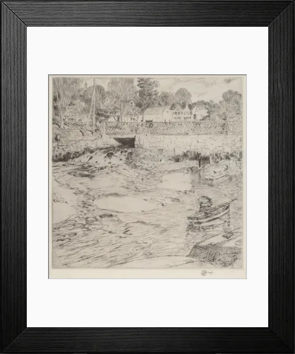 Framed Print : Old Lace, 1915. Creator: Frederick Childe Hassam