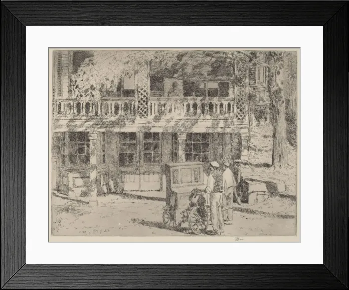 Framed Print : Toby s, Cos Cob, 1915. Creator: Frederick Childe Hassam Framed Print : Toby s, Cos Cob, 1915. Creator: Frederick Childe Hassam