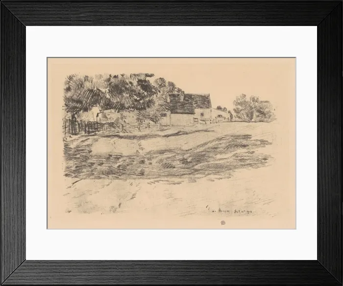 Framed Print : Afternoon Shadows, 1918. Creator: Frederick Childe Hassam Framed Print : Afternoon Shadows, 1918. Creator: Frederick Childe Hassam