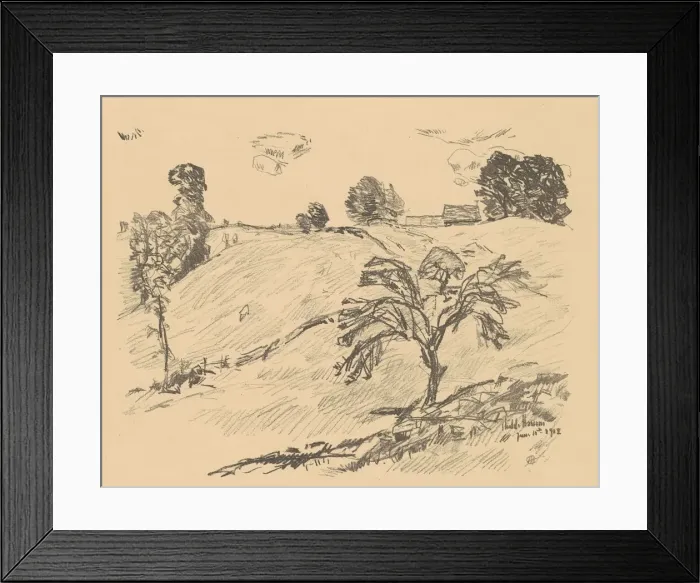 Framed Print : The Land of Nod, 1918. Creator: Frederick Childe Hassam Framed Print : The Land of Nod, 1918. Creator: Frederick Childe Hassam