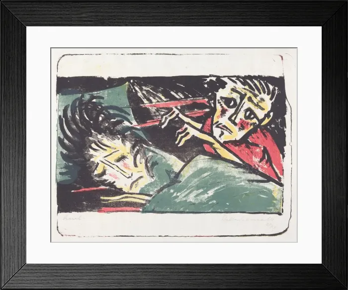 Framed Print : Qual (Torment), 1920 / 1921. Creator: Walter Gramatté Framed Print : Qual (Torment), 1920 / 1921. Creator: Walter Gramatté