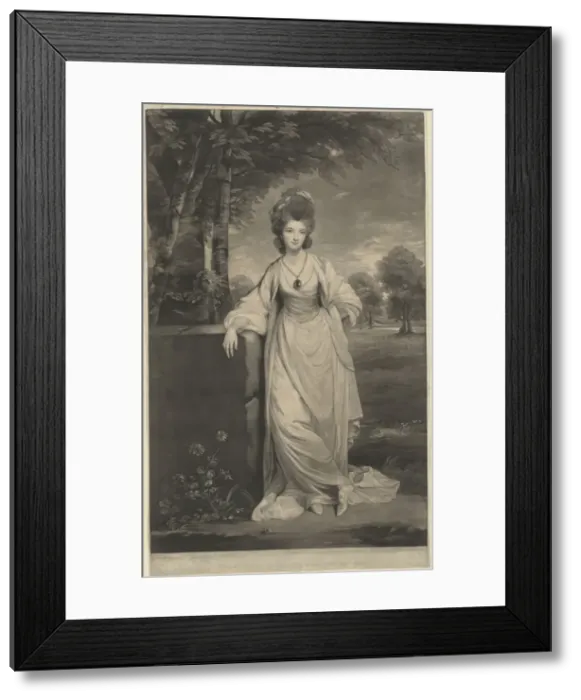 Framed Print : Lady Elizabeth Compton, 1781. Creator: Valentine Green Framed Print : Lady Elizabeth Compton, 1781. Creator: Valentine Green