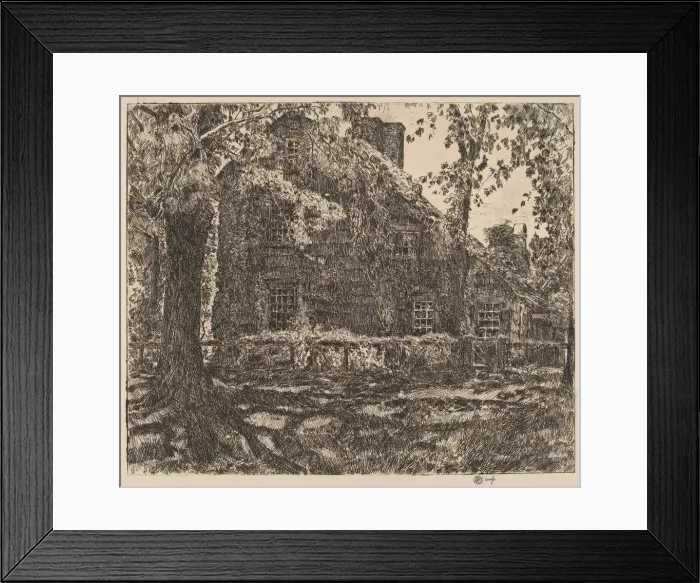 Framed Print : The Home Sweet Home'Cottage, Easthampton, 1921 Framed Print : The Home Sweet Home'Cottage, Easthampton, 1921