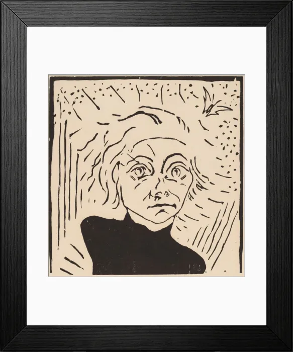 Framed Print : Sidi Heckel, 1919. Creator: Walter Gramatté Framed Print : Sidi Heckel, 1919. Creator: Walter Gramatté