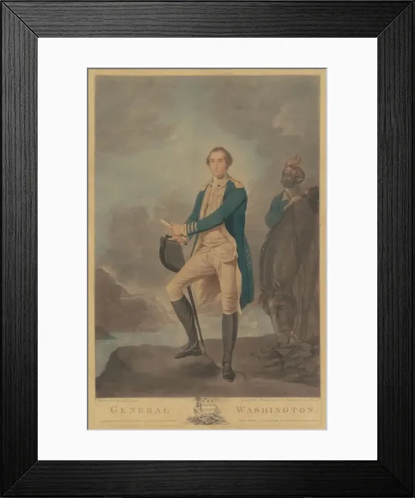 Framed Print : General Washington, 1799. Creator: Valentine Green Framed Print : General Washington, 1799. Creator: Valentine Green