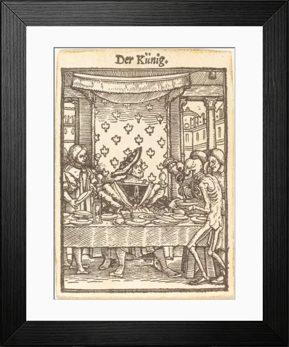 Framed Print : Der Künig. Creator: Hans Holbein the Younger Framed Print : Der Künig. Creator: Hans Holbein the Younger