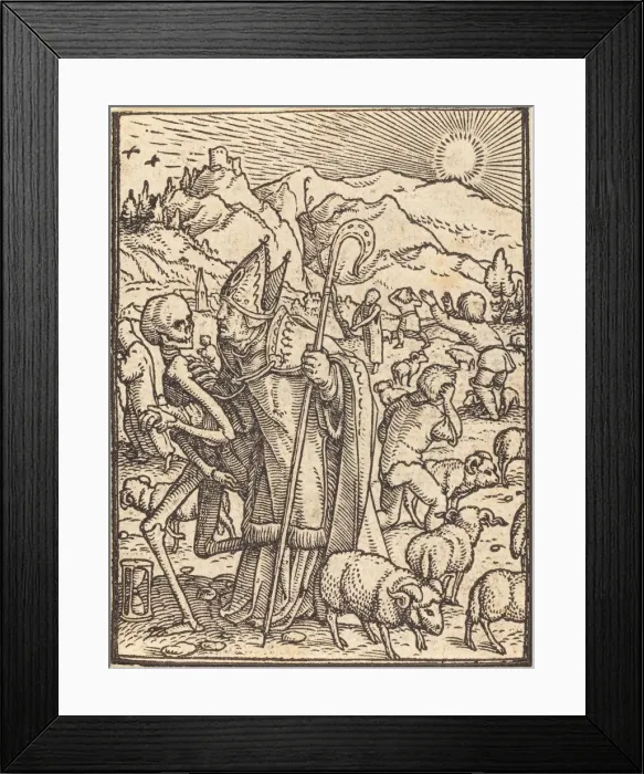 Framed Print : The Bishop. Creator: Hans Holbein the Younger Framed Print : The Bishop. Creator: Hans Holbein the Younger