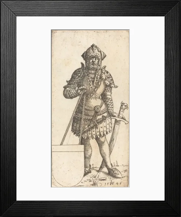 Framed Print : Ludwig II, King of Hungary, 1546. Creator: Augustin Hirschvogel Framed Print : Ludwig II, King of Hungary, 1546. Creator: Augustin Hirschvogel