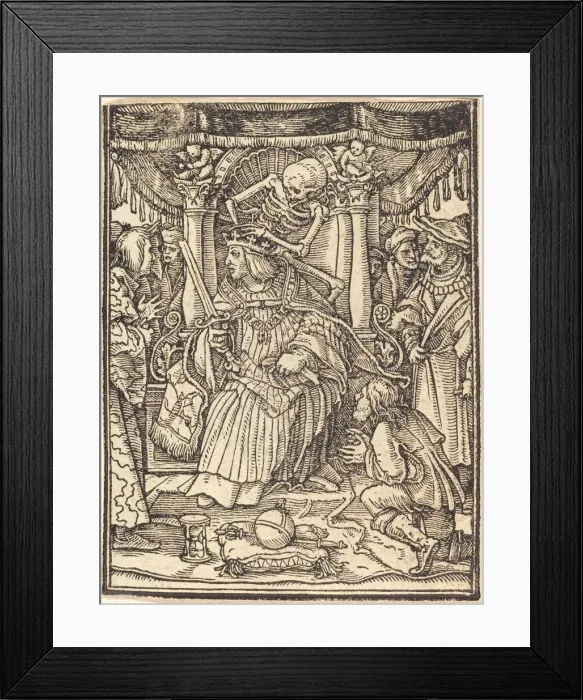 Framed Print : The Emperor. Creator: Hans Holbein the Younger Framed Print : The Emperor. Creator: Hans Holbein the Younger