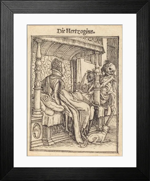 Framed Print : Die Hertzoginn. Creator: Hans Holbein the Younger Framed Print : Die Hertzoginn. Creator: Hans Holbein the Younger