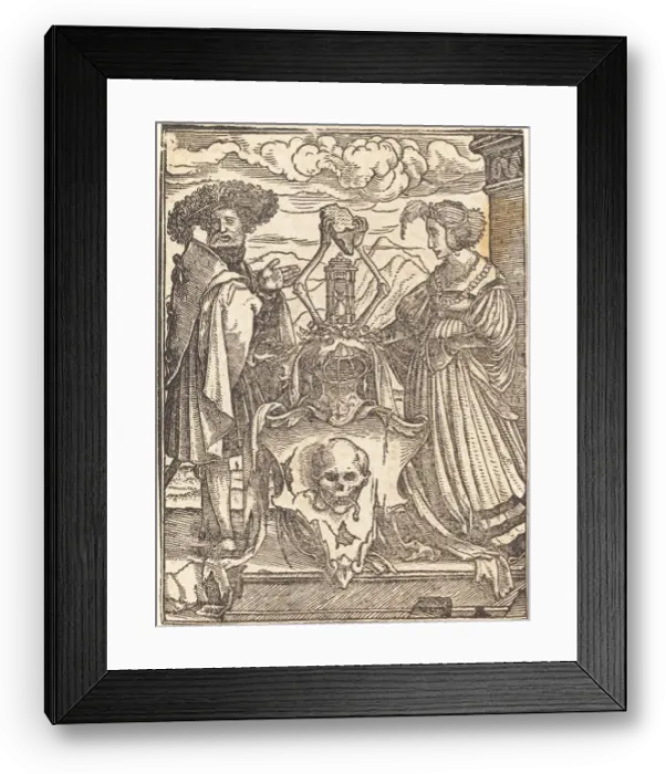 Framed Print : The Arms of Death. Creator: Hans Holbein the Younger