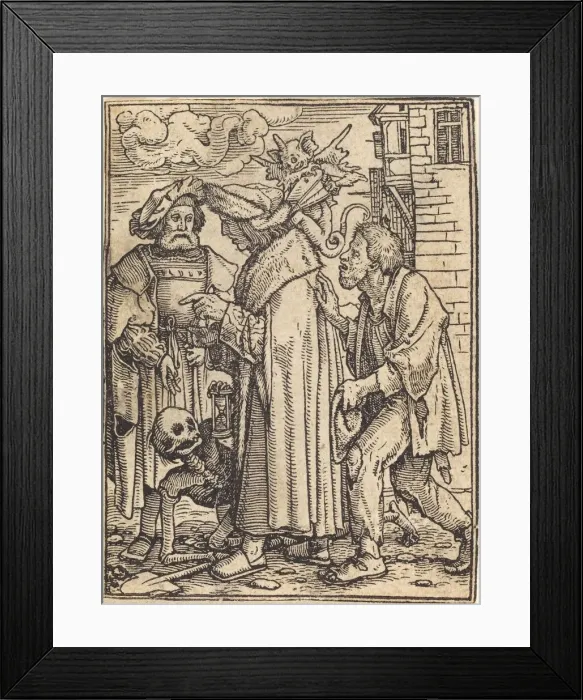 Framed Print : The Counsellor. Creator: Hans Holbein the Younger Framed Print : The Counsellor. Creator: Hans Holbein the Younger