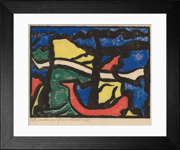 Framed Print : Composition, 1914 / 1915. Creator: Jacoba van Heemskerck van Beest Framed Print : Composition, 1914 / 1915. Creator: Jacoba van Heemskerck van Beest
