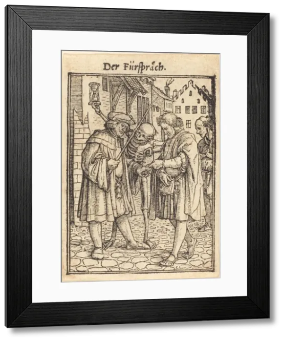 Framed Print : Der Fürsprach. Creator: Hans Holbein the Younger Framed Print : Der Fürsprach. Creator: Hans Holbein the Younger