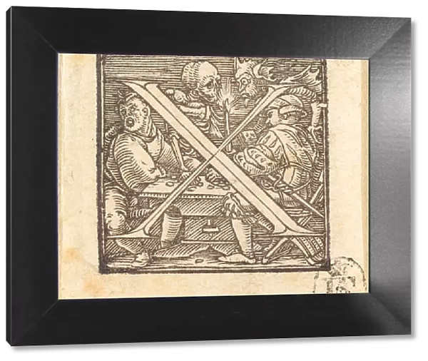 Letter X. Creator: Hans Holbein the Younger