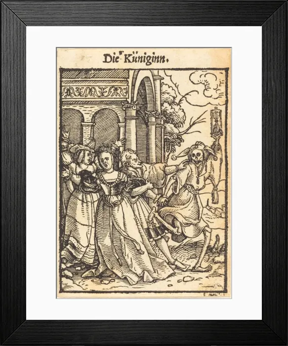 Framed Print : Queen. Creator: Hans Holbein the Younger Framed Print : Queen. Creator: Hans Holbein the Younger