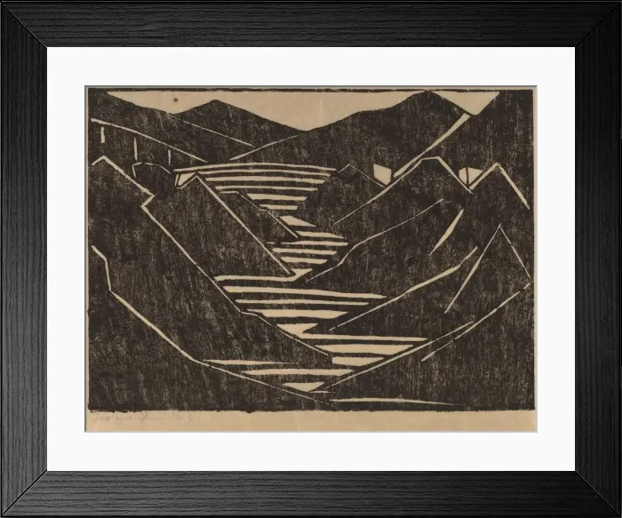 Framed Print : Fjord, 1916. Creator: Jacoba van Heemskerck van Beest Framed Print : Fjord, 1916. Creator: Jacoba van Heemskerck van Beest