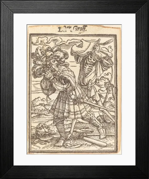 Framed Print : Der Groff. Creator: Hans Holbein the Younger Framed Print : Der Groff. Creator: Hans Holbein the Younger