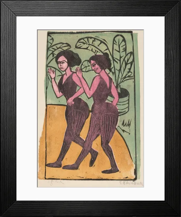 Framed Print : English Step Dancers, 1911. Creator: Ernst Kirchner Framed Print : English Step Dancers, 1911. Creator: Ernst Kirchner